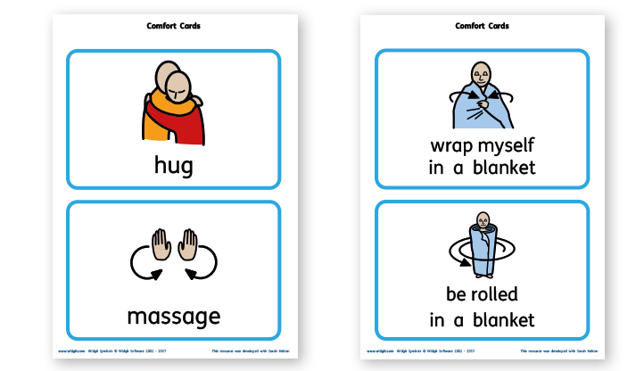 Comfort flashcards