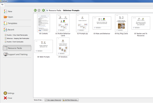 Installing Resources for InPrint 3 - Opening Resources