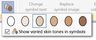 Skin Tone options