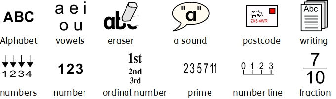 Font - Legacy symbols