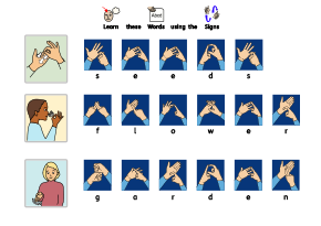 Finger spelling