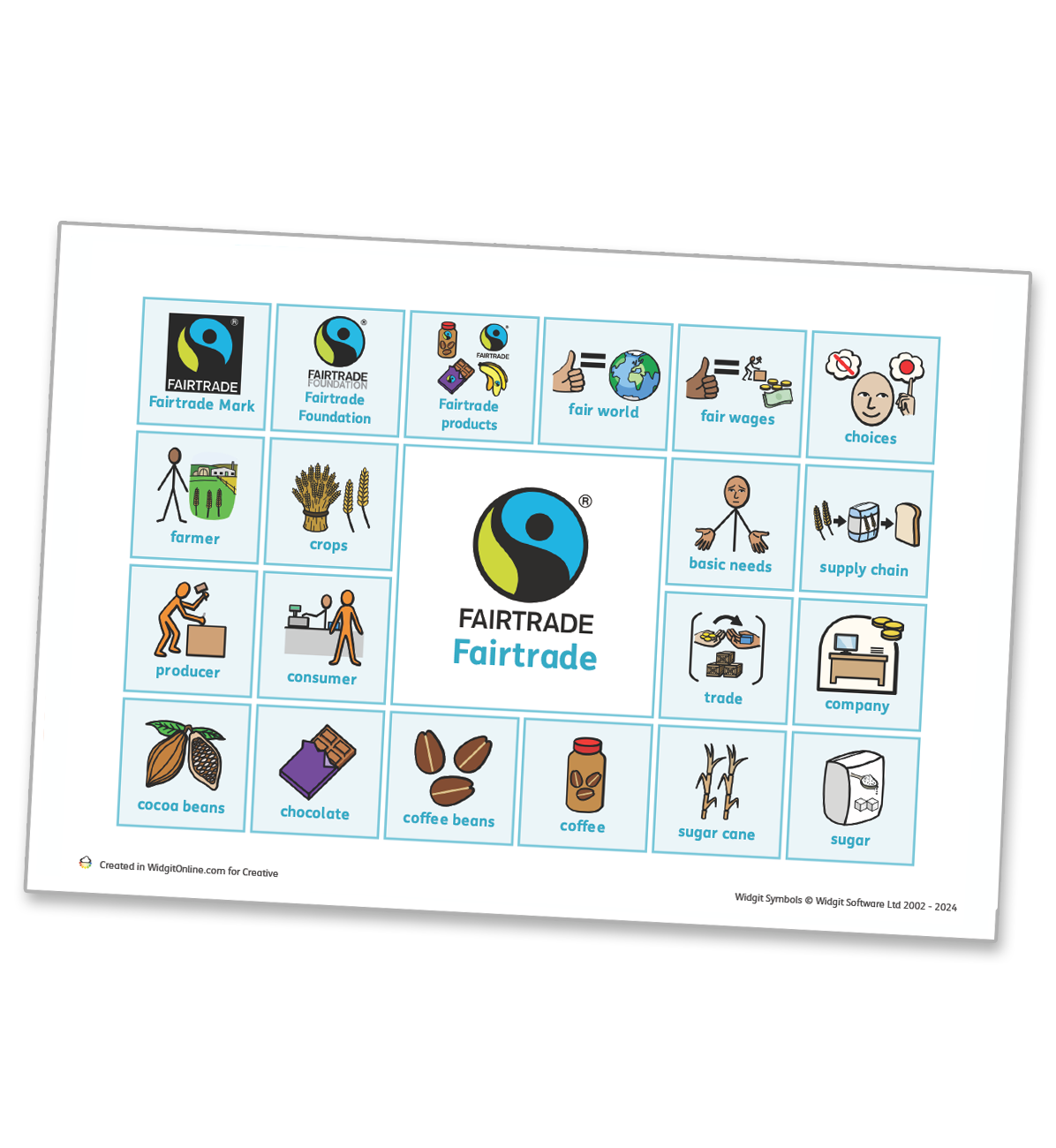 Fairtrade Teaching Resource Wordmat