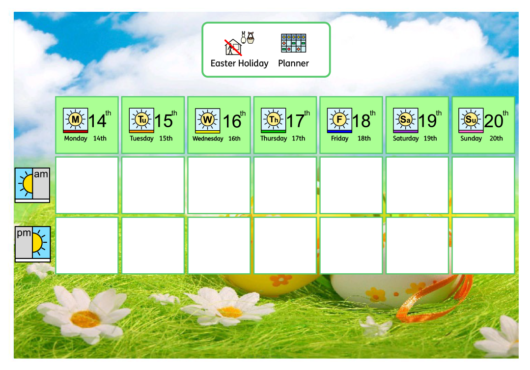 Easter planner 1