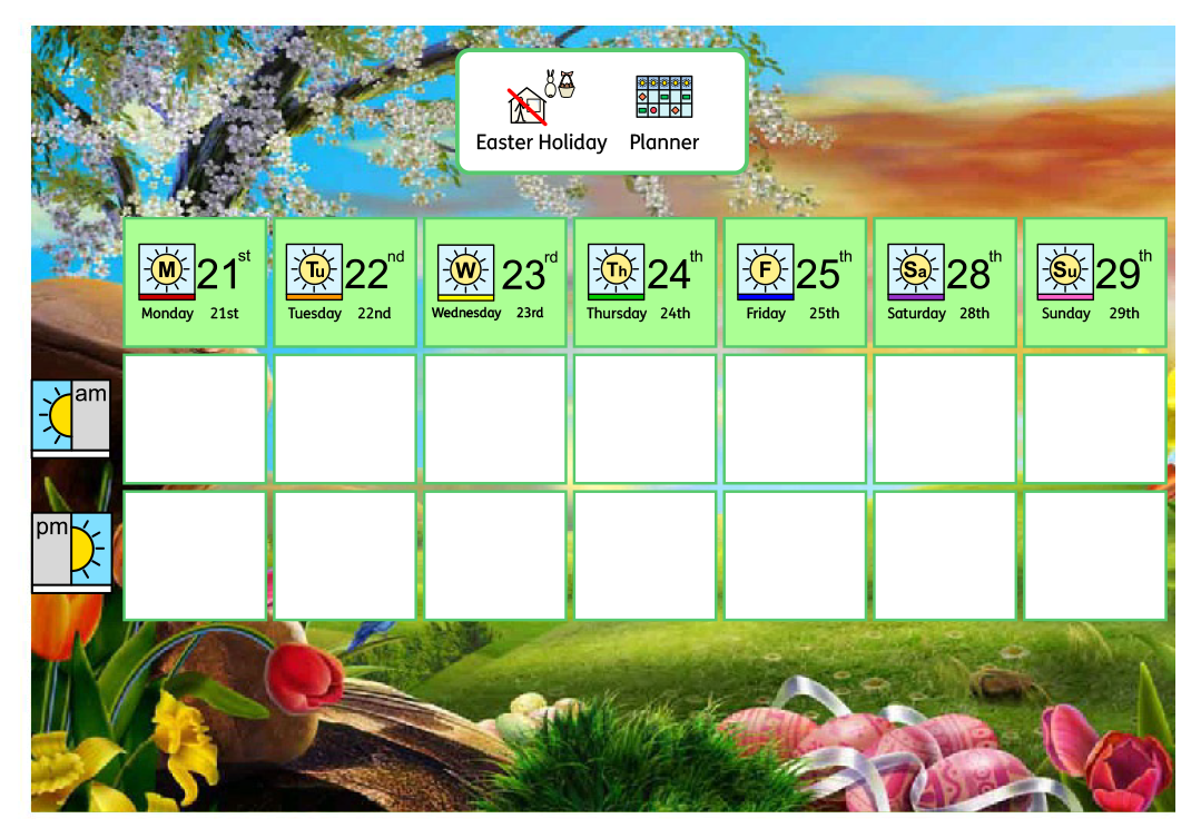 Easter planner 2