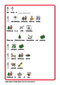 Christmas Communication Book