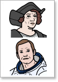 Neil Armstrong - Christopher Columbus Comparison